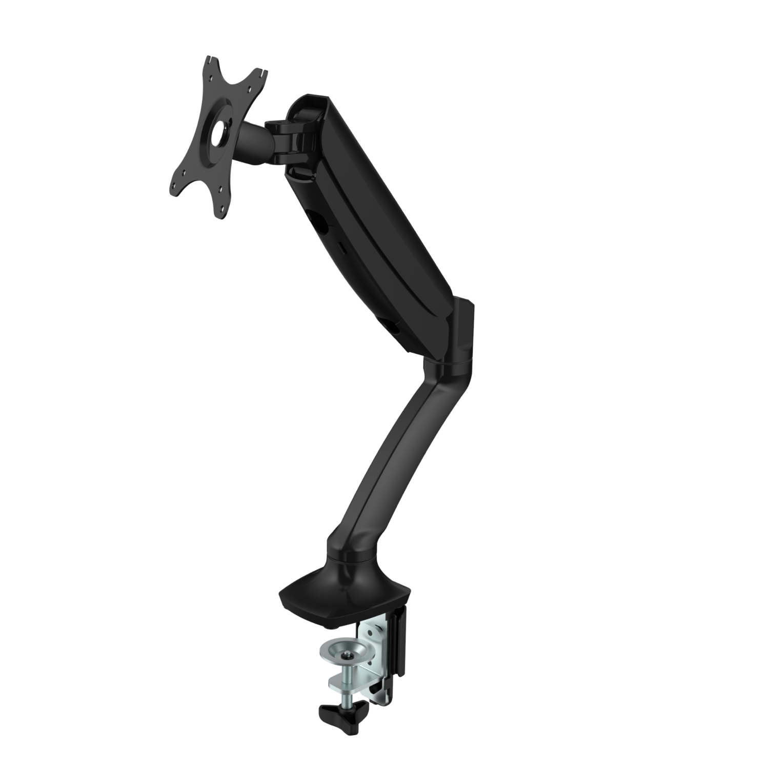 acatana Single Monitor Desk Arm Mount Computer Screen Holder 1 Display TV HD LED Gas Spring Screen Size up to 27" 9kg Adjustable VESA