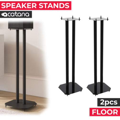 Acatana ACA-S05 | 2pcs Floor Speaker Stands Stand Studio Sound Home Theatre Bookshelf Surround 80cm