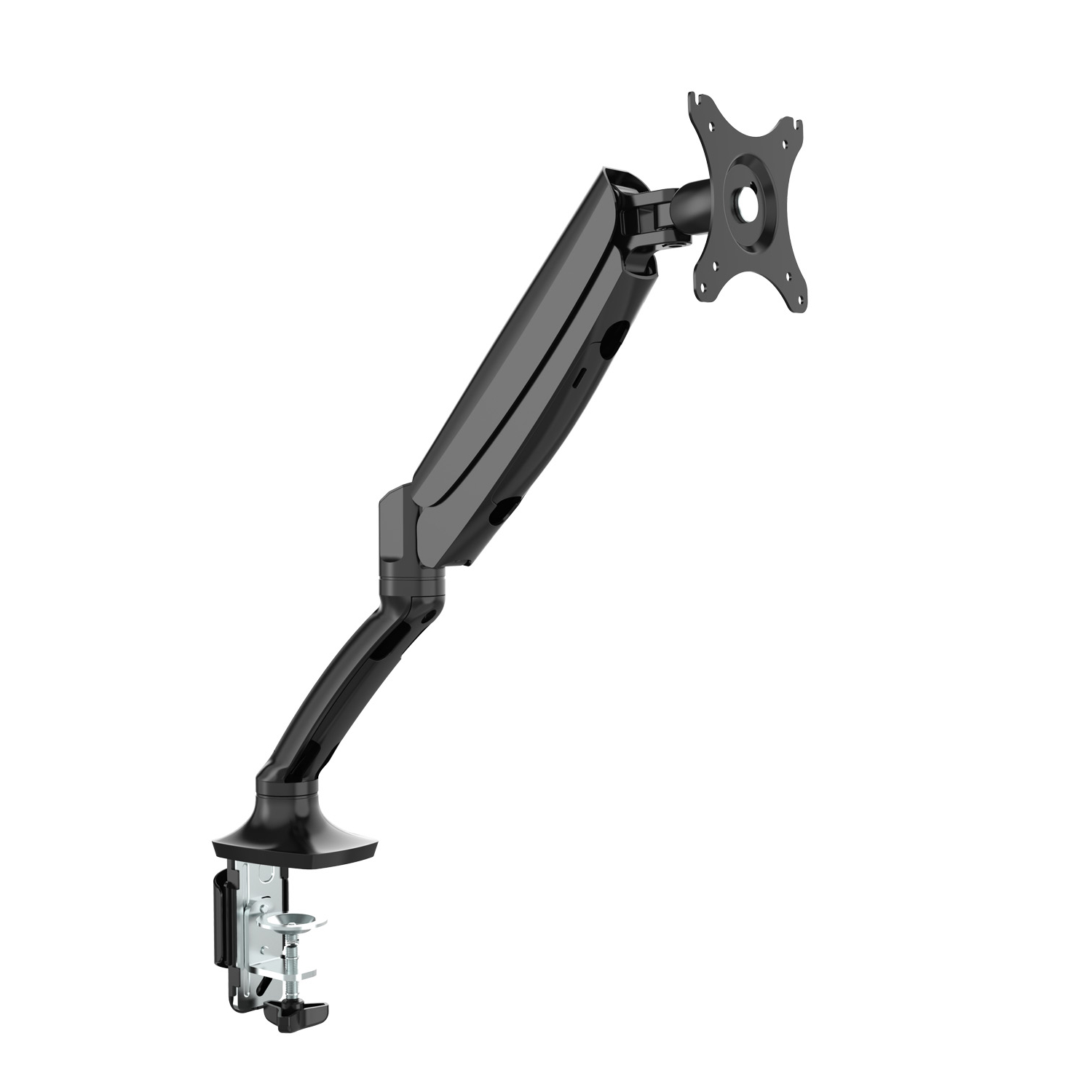 acatana Single Monitor Desk Arm Mount Computer Screen Holder 1 Display TV HD LED Gas Spring Screen Size up to 27" 9kg Adjustable VESA