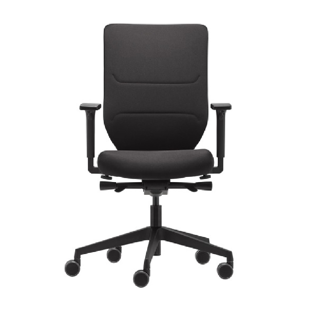 Ergotron 98-563 Office Chair Desk Computer Rolling Executive Black Work Seat Recliner