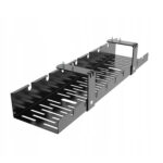 acatana Under Desk Cable Management Tray Black