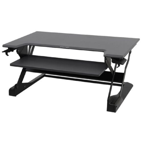 Ergotron 33-406-085 WorkFit-TL Desktop Sit-Stand Workstation Monitor Screen LCD LED Riser Black