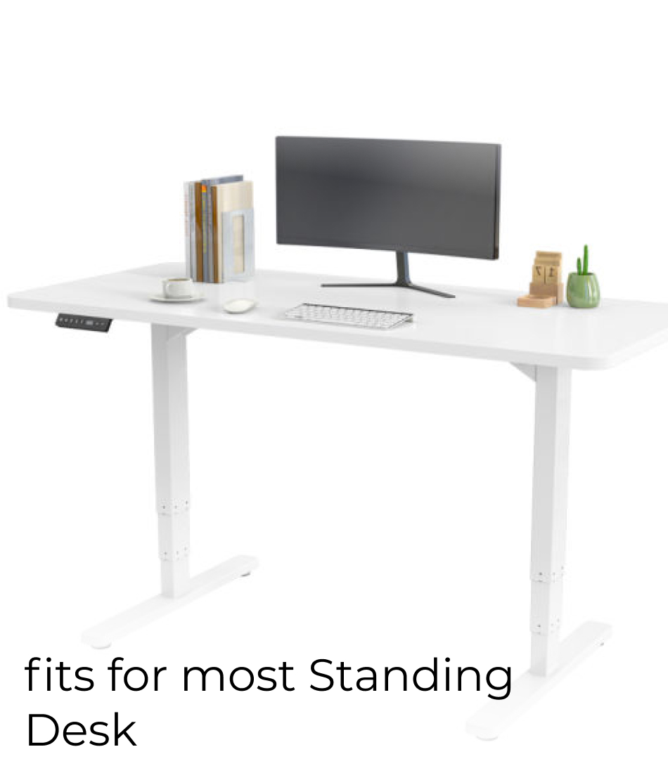 acatana Standing Desk Top Adjustable Motorised Electric Sit Stand Table Top White