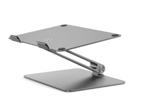 Alogic Elite Adjustable Laptop Stand Space Grey Colour Aluminium Universal Riser AALNBS-SGR
