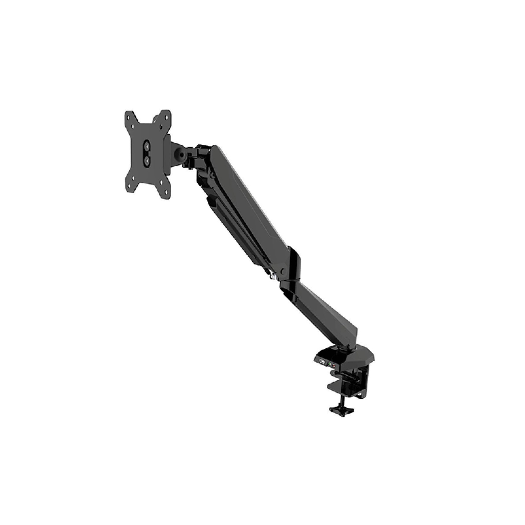 Vision Mounts VM-LCD-GM212U | Single Monitor Stand Arm Mount Gas Spring | Up to 32'' 8kg with USB