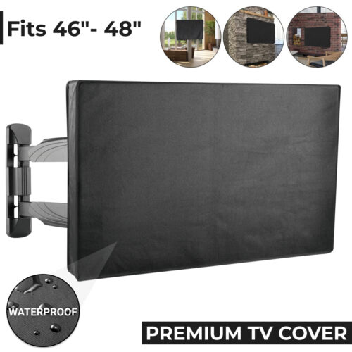acatana 46" - 48" inch TV Cover Waterproof Dustproof Outdoor Patio Flat Television Screen Protector Outside Weatherproof 46" 47" 48" inch ACA-TVC02-5