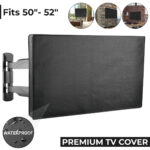 acatana 50" - 52" TV Cover Waterproof Dustproof Outdoor Patio Flat Television Screen Protector Outside Weatherproof 50" 51" 52" inch ACA-TVC02-7