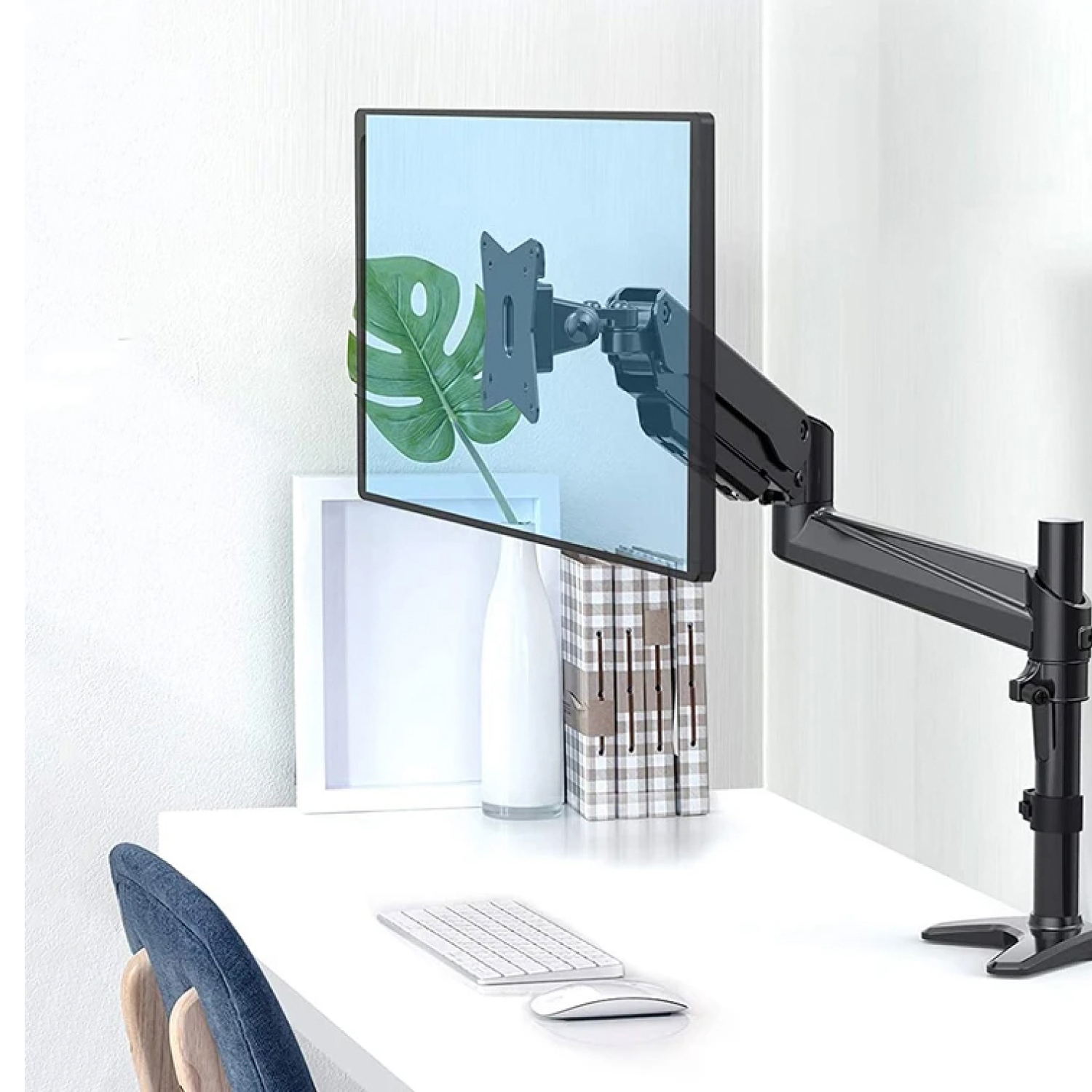 acatana Heavy Duty Computer Monitor Mount Stand Arm Single Stand Desk Screen Bracket Display Holder 34" 15kg Gas Spring ACA-GA12XD