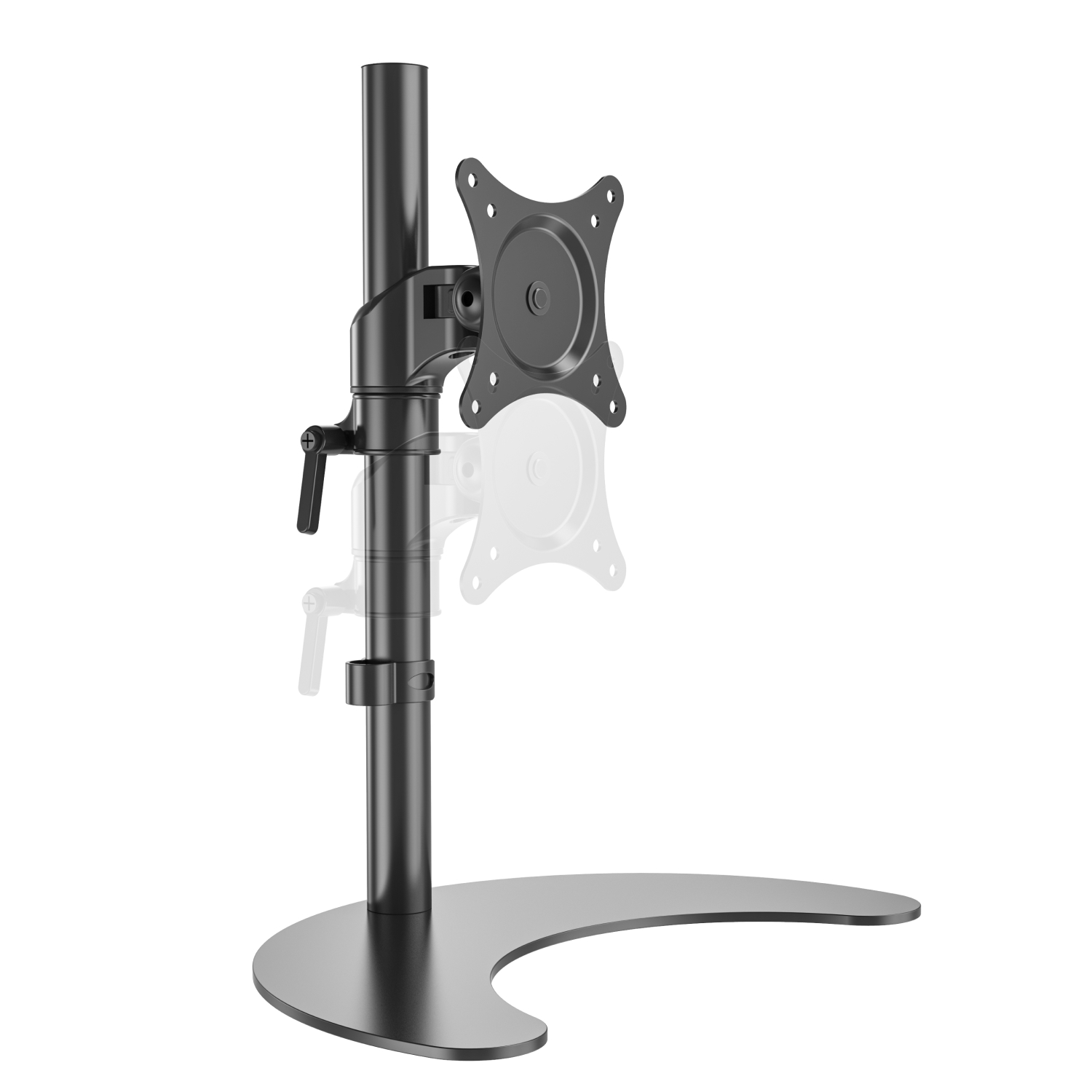 acatana ACA-FE110S | Single Monitor Mount Stand Arm Computer Screen Holder Freestanding up to 8kg 32" VESA Height Adjustable