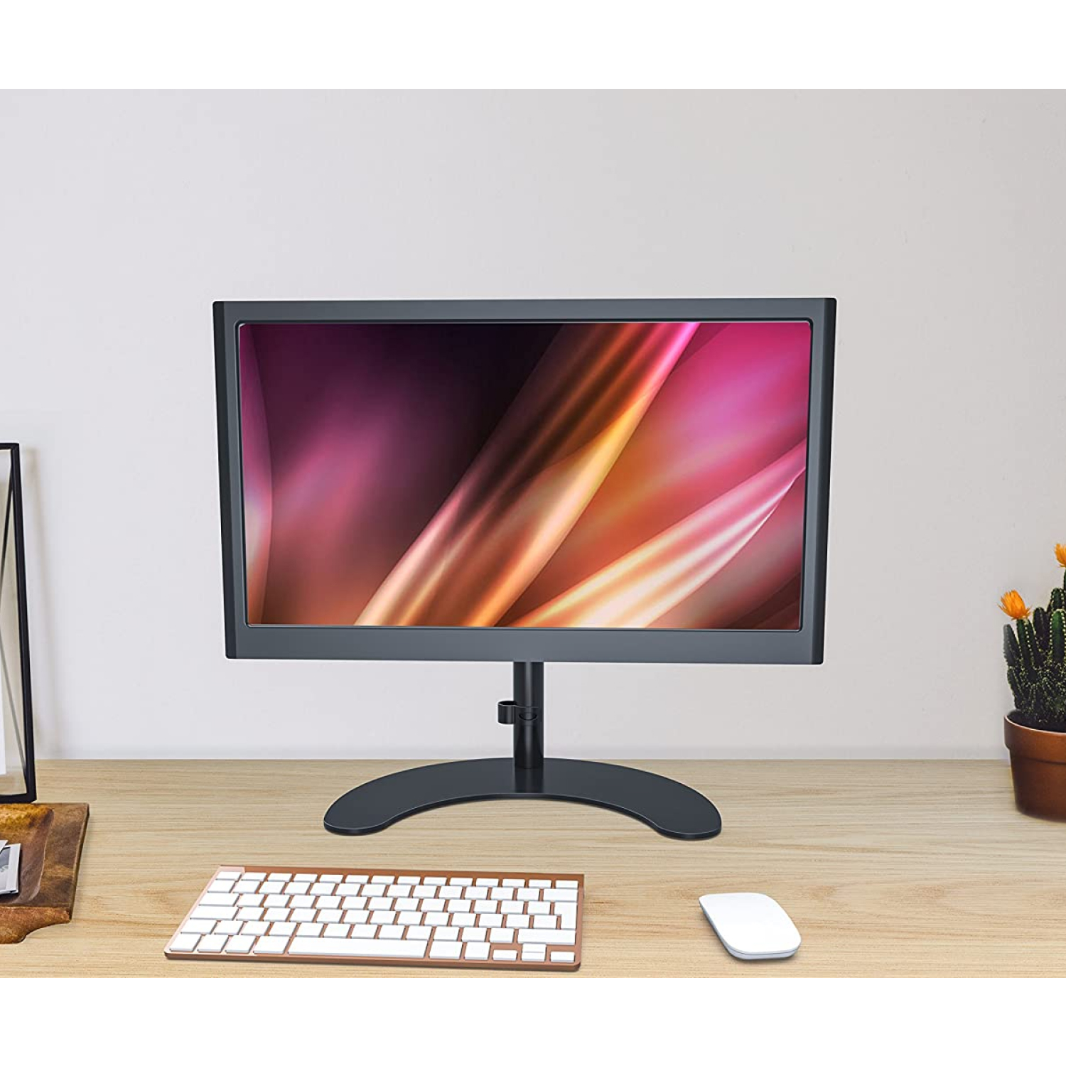 acatana ACA-FE110S | Single Monitor Mount Stand Arm Computer Screen Holder Freestanding up to 8kg 32" VESA Height Adjustable