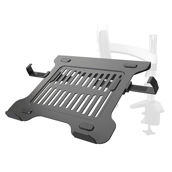 Vision Mounts VM-LH03 | Laptop Notebook Holder Adapter for Monitor Stand Mount Arm Desk Adjustable | Up to 8 kg