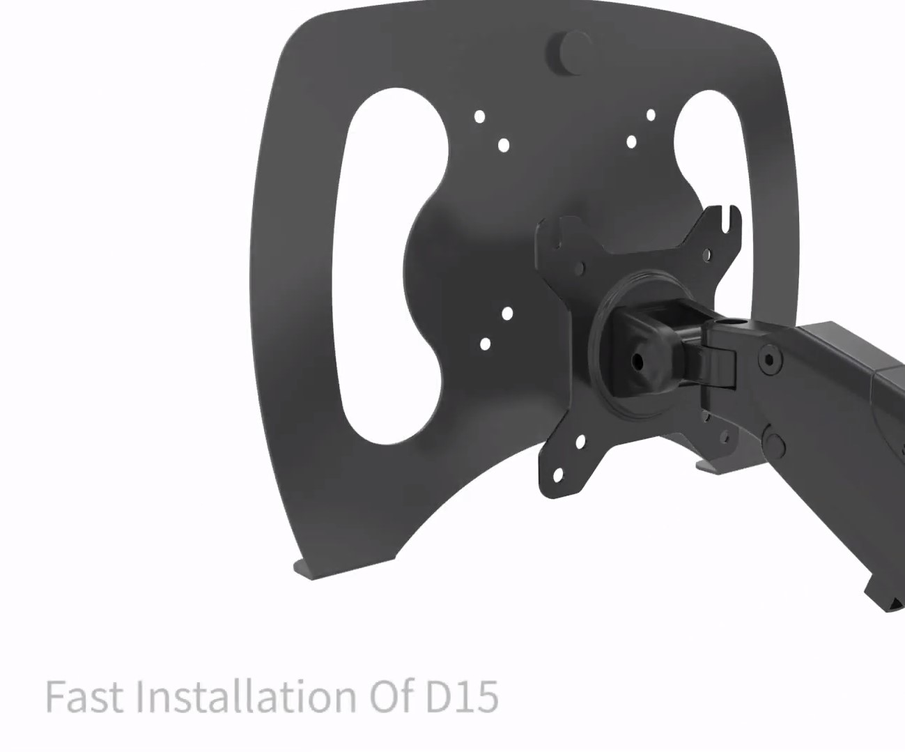 Vision Mounts VM-D15 | Laptop or Notebook Holder Adapter Plate for VESA Monitor Mount Stand Arms