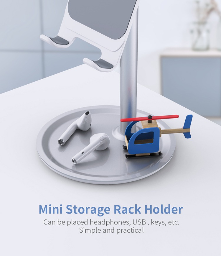 Universal Phone Holder Desk Stand Mount For Mobile Tablet Iphone Adjustable Tilt
