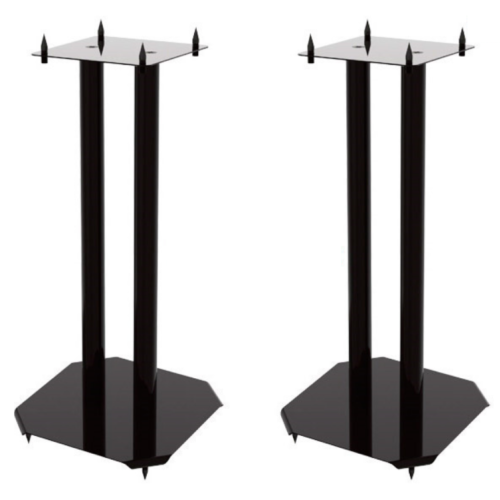 ACA-S04 acatana | Speaker Stands Floor Modern Home Theater Universal Bookshelf Sound Black, 40 cm , 2pcs