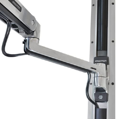 Ergotron 45-358-026 Wall Mount Track Holder for CPU Flat Panel HD LED Display Screen Keyboard Mouse