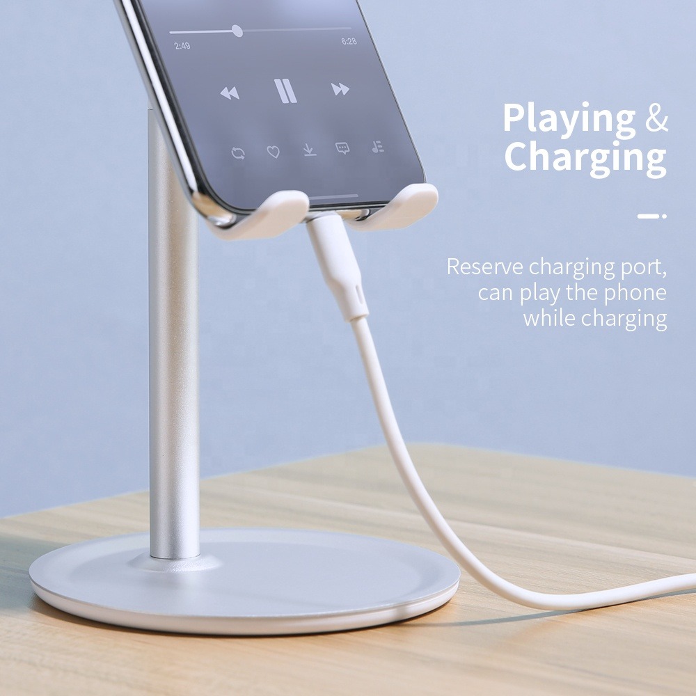 Universal Phone Holder Desk Stand Mount For Mobile Tablet Iphone Adjustable Tilt