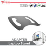 Vision Mounts VM-D15 | Laptop or Notebook Holder Adapter Plate for VESA Monitor Mount Stand Arms