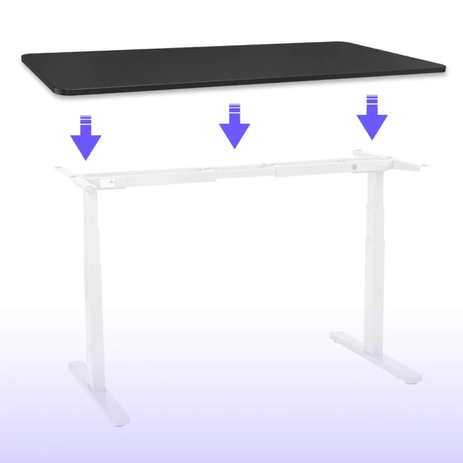 acatana Standing Desk Top Adjustable Motorised Electric Sit Stand Table Top Black perfect fits acatana Standing Desks ACA-14070-BHB