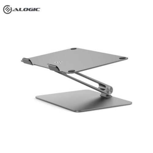 Alogic Elite Adjustable Laptop Stand Space Grey Colour Aluminium Universal Riser AALNBS-SGR