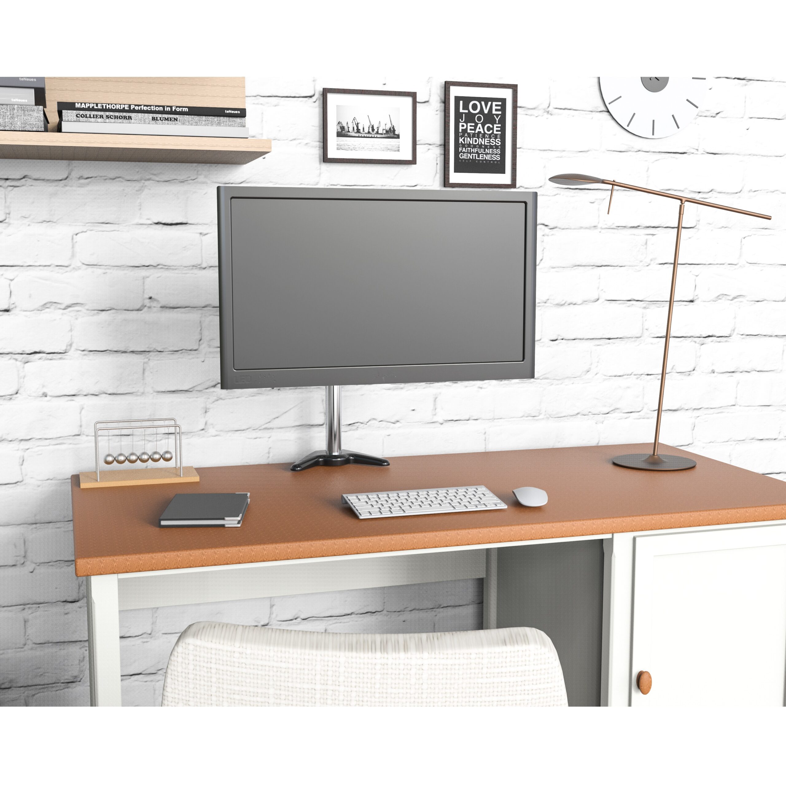 acatana Single Monitor Stand Arm LCD HD LED Desk Mount Holder Bracket Computer Display Screen up to 10kg 27" ACA-LDT42-C012
