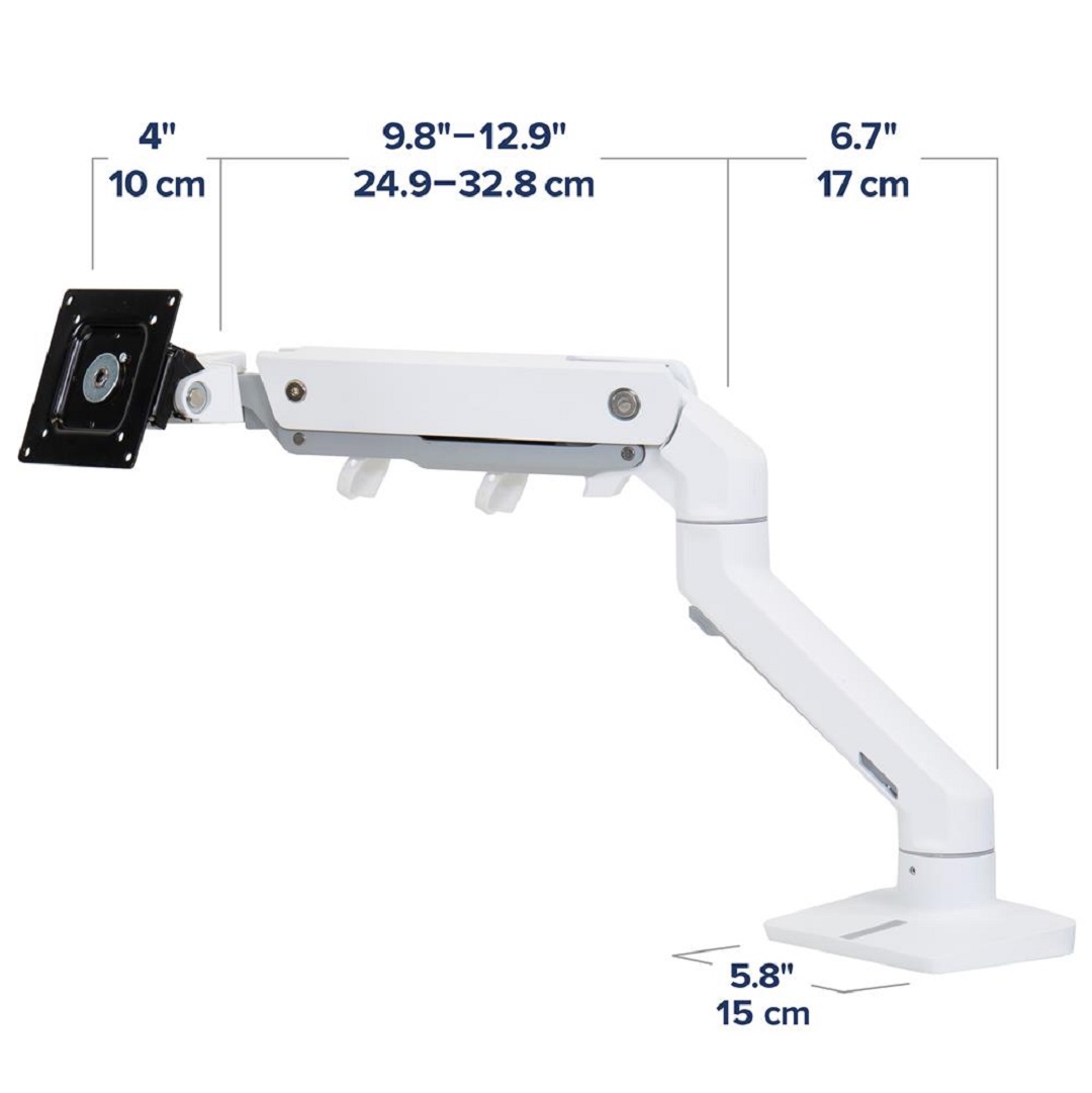 Ergotron 45-647-216 Single Monitor Stand Arm Desk Mount Screen Display LED LCD TV Holder Bracket