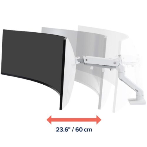 Ergotron 45-647-216 Single Monitor Stand Arm Desk Mount Screen Display LED LCD TV Holder Bracket