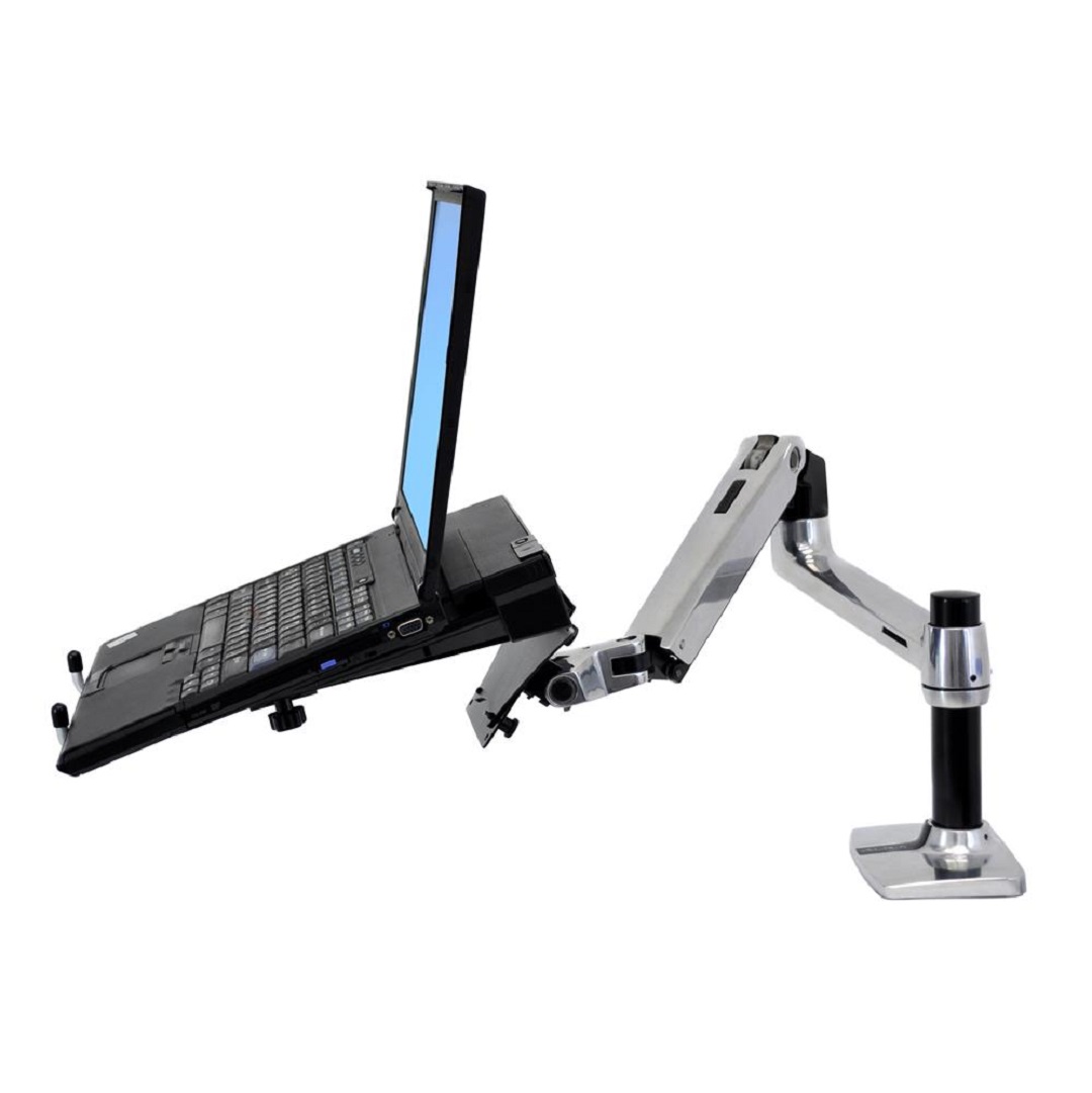 Ergotron 45-241-026 Stand Arm Desk Mount for Single Monitor Screen Display LED LCD TV Holder Bracket