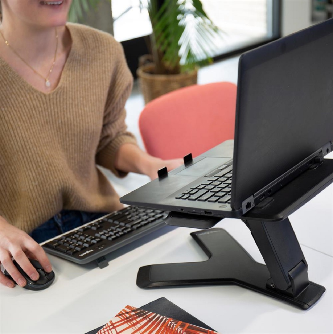Ergotron 33-334-085 Neo-Flex Laptop Stand Desk Table Adjustable Tray Notebook Riser Holder Lift