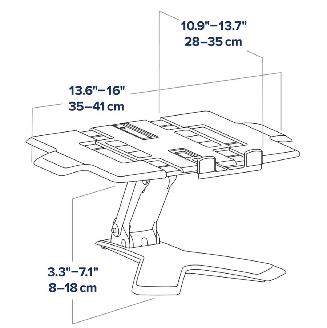 Ergotron 33-334-085 Neo-Flex Laptop Stand Desk Table Adjustable Tray Notebook Riser Holder Lift