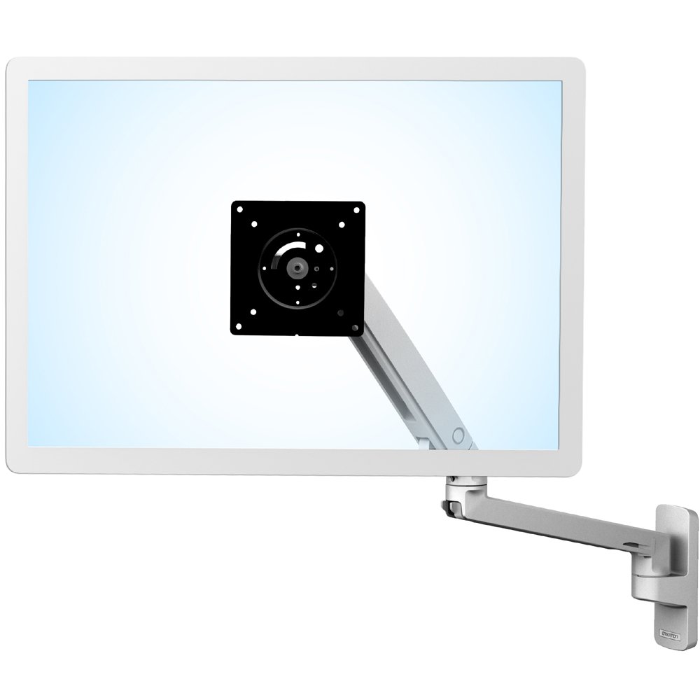 Ergotron 45-505-216 Single Monitor Wall Arm Mount Screen Display LED LCD TV Holder Bracket Up to 34"