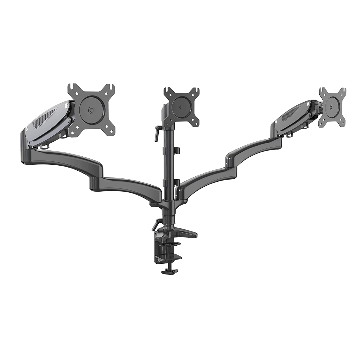 Vision Mounts VM-GM135D | Triple 3 Arm Monitor Stand Mount Desk Screen Holder Bracket Desktop 8 kg 27"