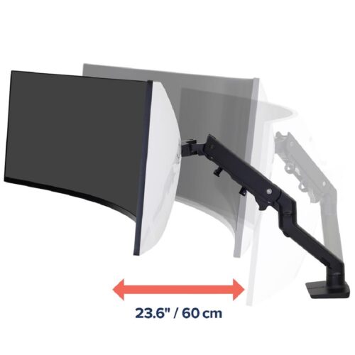 Ergotron 45-647-224 Monitor Single Stand Arm Desk Mount Screen Display LED LCD TV Holder Bracket