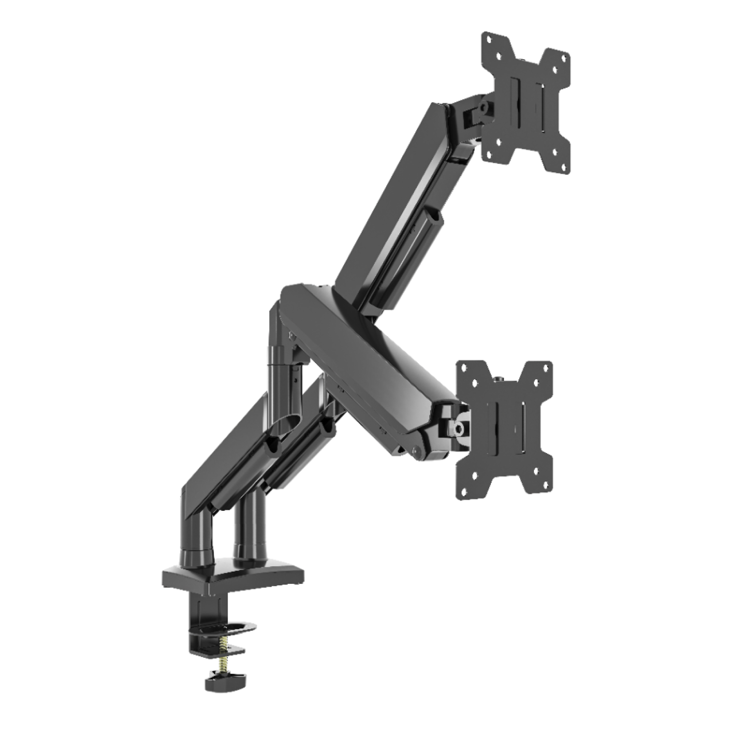 Dual Monitor Arm Gas Spring Desk Mount 17 - 32" VESA Adjustable LCD Holder 10kg