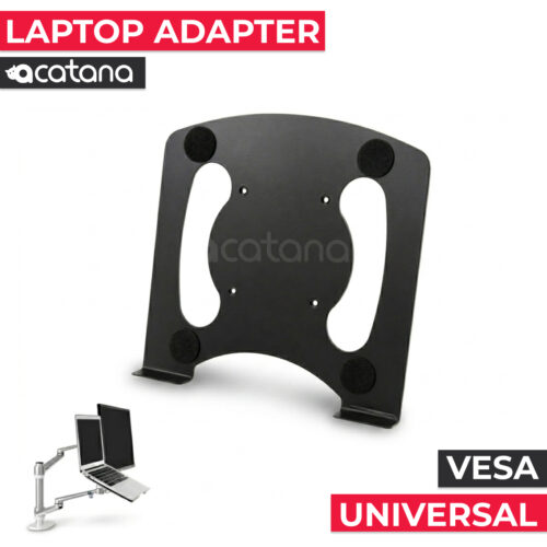 VESA Laptop Tray Holder Adapter Platte for Monitor Mount Desk Arm Notebook 17"