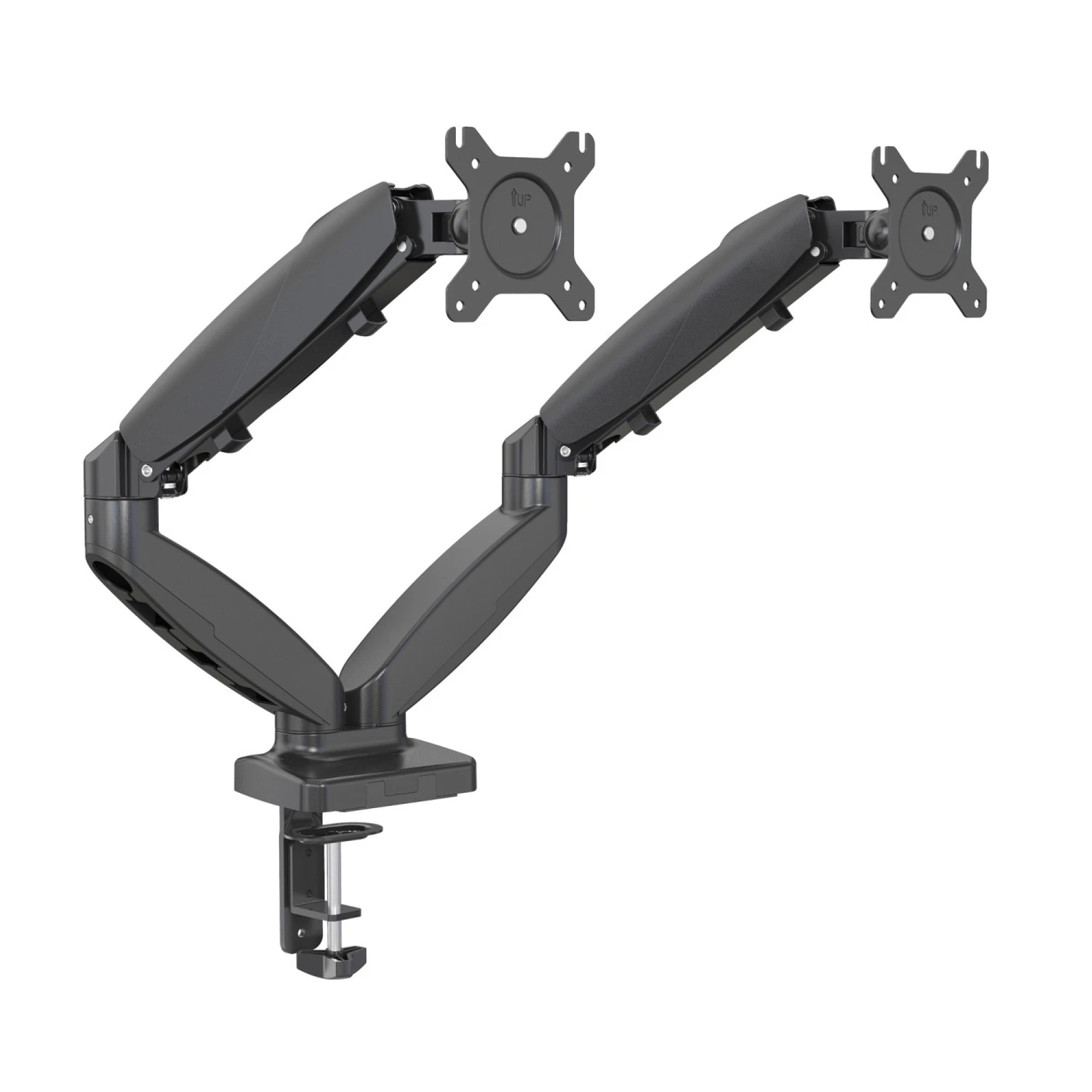 Dual Monitor Stand Display Arm Desk Mount TV Screen Holder Bracket up to 32" 9kg