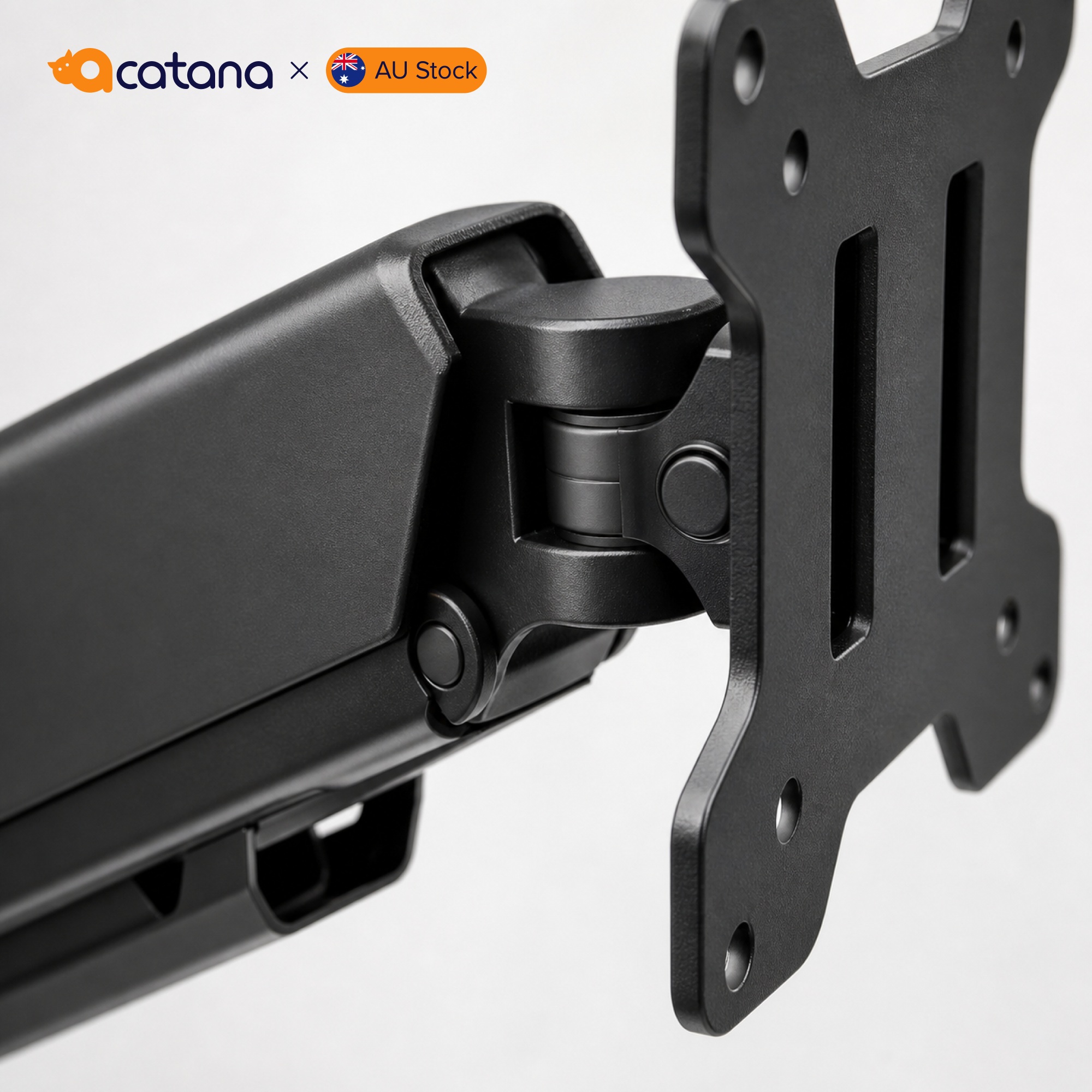Dual Monitor Arm Gas Spring Desk Mount 17 - 32" VESA Adjustable LCD Holder 10kg